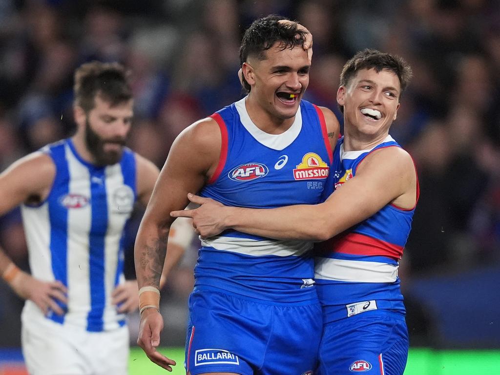 The Bulldogs are hopeful Jamarra Ugle-Hagan will have an impact in 2025. Picture: Daniel Pockett/Getty Images