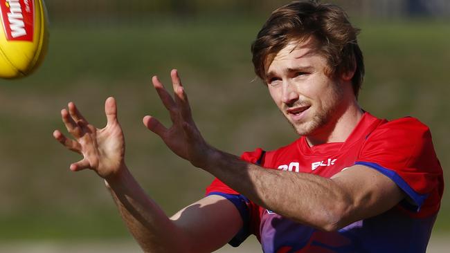 Joel Hamling is right at home at the Western Bulldogs. Picture: Michael Klein