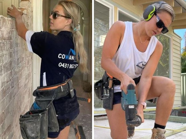 Young woman reveals tradie norm