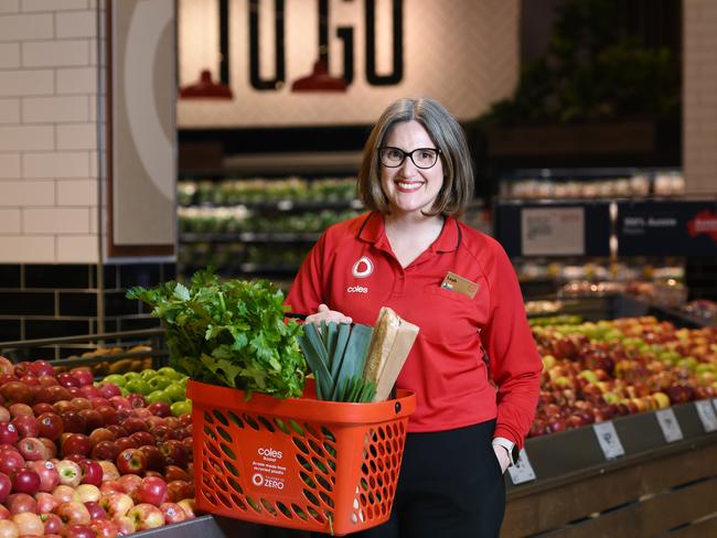 MELBOURNE, AUSTRALIA - NewsWire Photos AUGUST 22ND, 2023 : New Coles CEO Leah Weckert at Coles Tooronga store. Picture : NCA NewsWire / Nicki Connolly