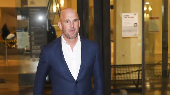 Personal trainer Wayne Geber pleaded guilty to punching his then pregnant partner, spitting at her and leaving her with a black eye. Picture: Dylan Robinson