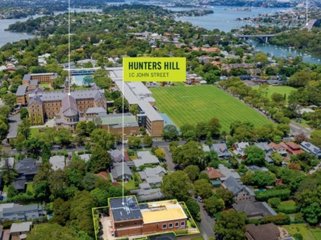 The Hunters Hill exchange up for sale.