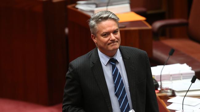 Senator Mathias Cormann. Picture: Kym Smith