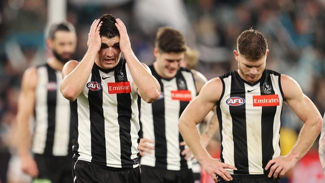 It’s been a tough season for the Pies, on and off the field. Picture: Michael Klein