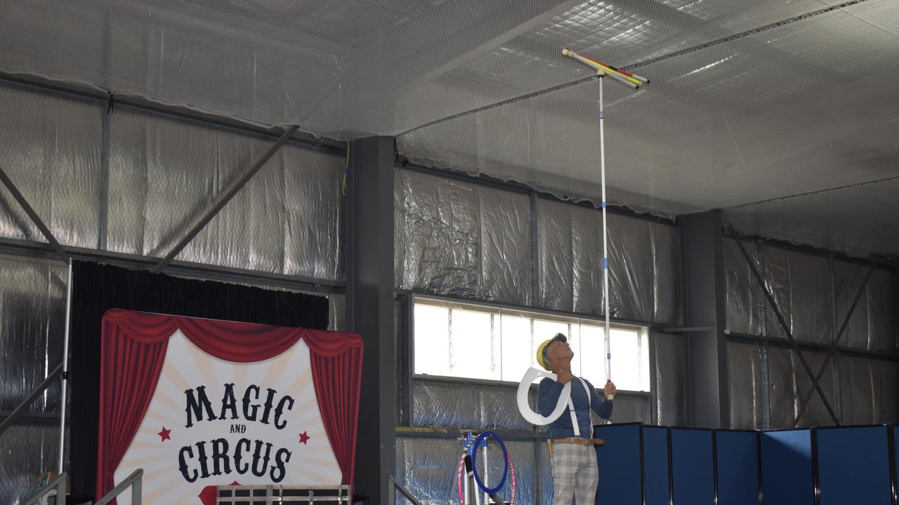 The Balancing Man was a crowd favourite at the 2022 Stanthorpe Show.