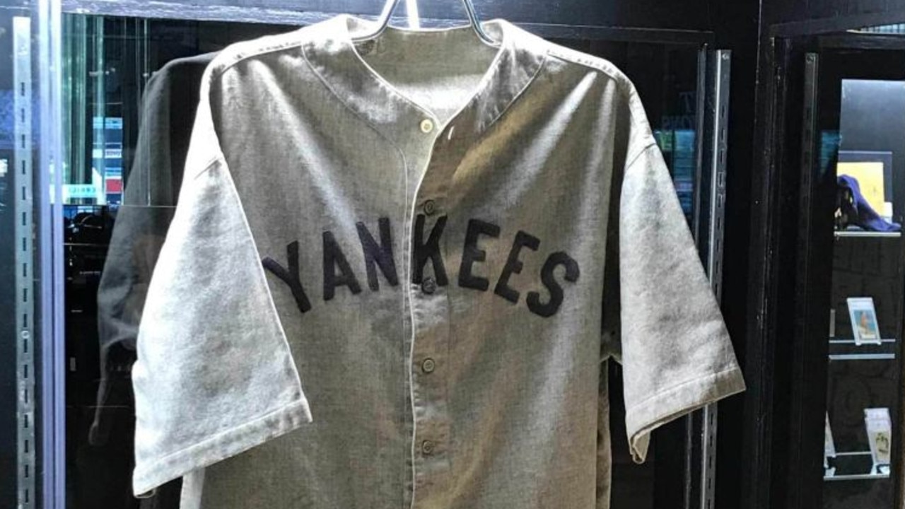 Babe Ruth's $8.1m jersey sets sports memorabilia world record