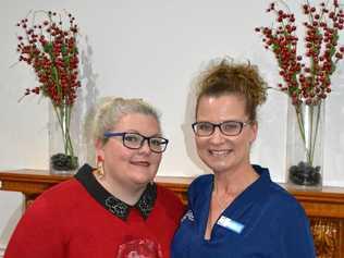 TOP HONOUR: Ann-Maree Paynter is part of The Pyjama Foundation's team of committed volunteer Pyjama Angels. She is pictured with Ipswich Pyjama Foundation coordinator Mel Clack. Picture: Contributed