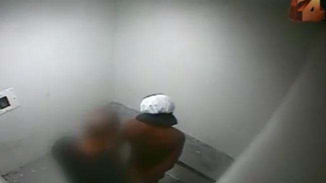 Footage shows a youth being returned to Don Dale in a spit hood