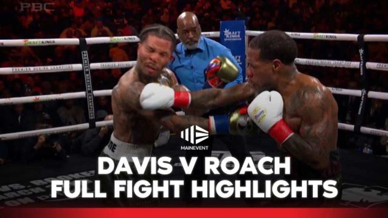 Tank Davis vs. Roach Jr: Full Highlights