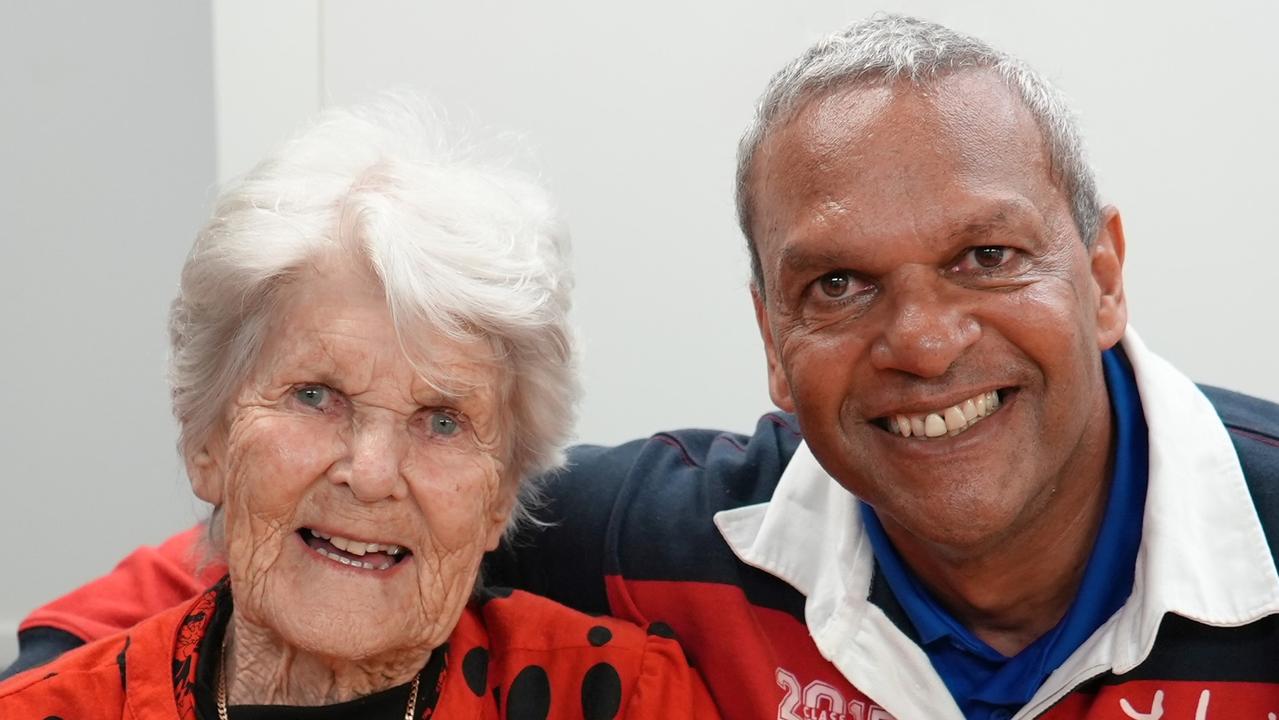 Past students, friends and family have paid tribute to the incredible life and achievements of Rosemary Bishop. Photo: Mrs Bishop and Mr Stanley.