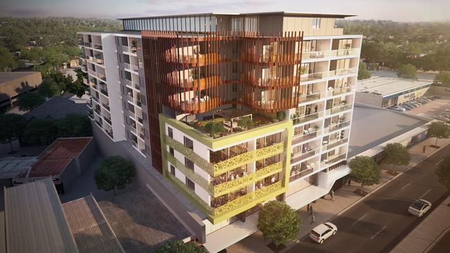 The ten-storey 233 East development on Ringwood's Maroondah Hwy will be completed by June 2019.