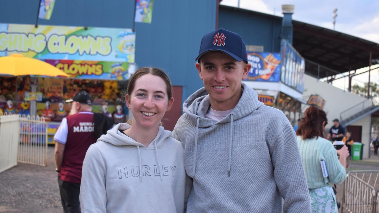 Taleah McMullen and Trent Lathaby at the 2023 Gatton Show on Friday, July 21. Picture: Peta McEachern