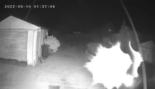 CCTV claims to show ghostly walker