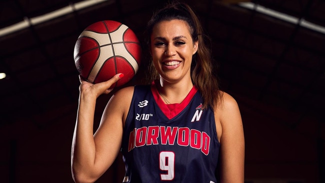 WNBL Lighting and Norwood Basketballer, Alex Wilson. Picture: Matt Loxton