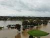 Low-lying areas under water as bucketing forecasted