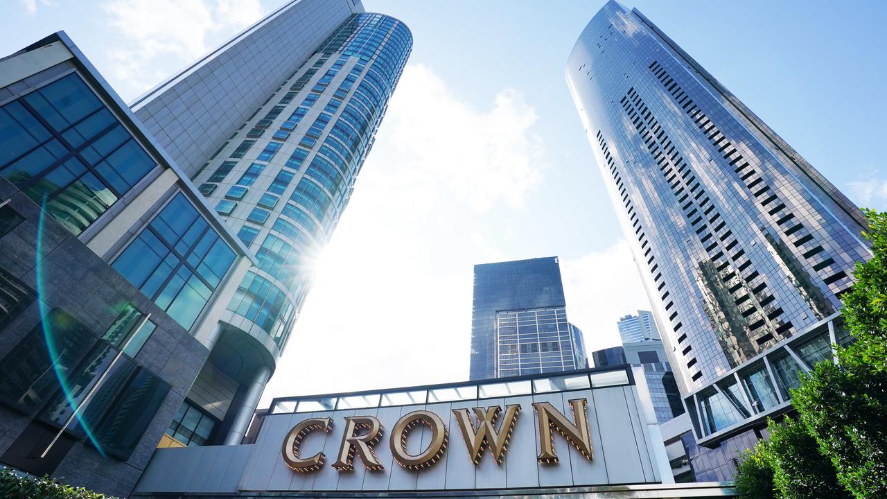A general view is seen of Crown Casino in Melbourne, Thursday, April 16, 2020. Crown Resorts has stood down 95 per cent of its workforce – more than 11,500 staff – after coronavirus restrictions affected its casinos in Melbourne and Perth. Michael Dodge/AAP