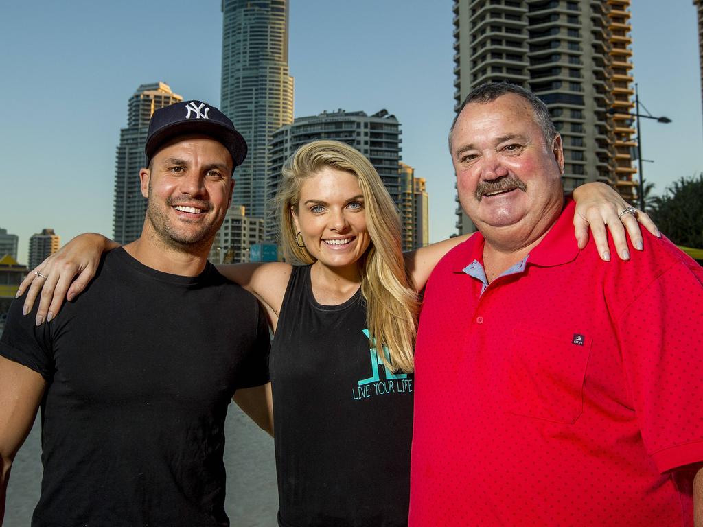 Beau Ryan, Erin Molan and Darryl Brohman.