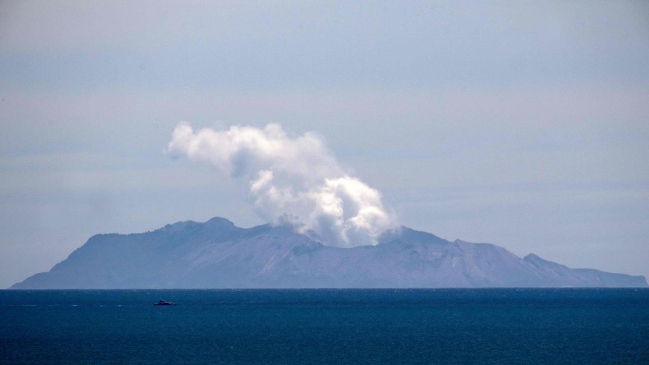 A minor eruption has taken place on New Zealand’s infamous Whakaari/White Island volcano, the country’s geological monitor Geonet confirmed. Picture: Supplied / AFP