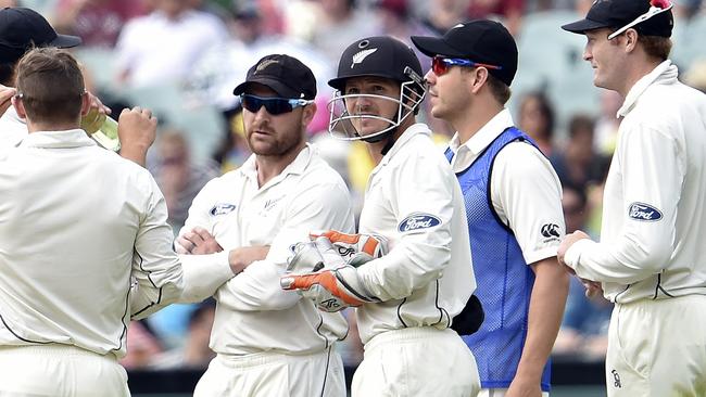 The decision to give Nathan Lyon not out in the pink ball Test in Adelaide left the New Zealanders, and everyone watching, stunned.
