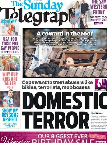 How the Telegraph has campaigned against domestic violence, with it’s Evil in our Homes campaign.