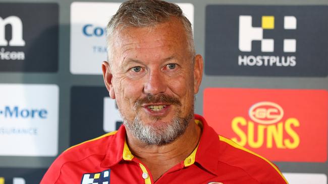 Gold Coast Chief Executive Mark Evans drove interstate and swapped cars with a Suns staffer. Picture: Getty Images