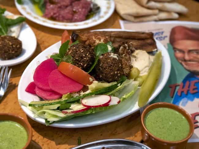 Jimmy's Falafel meze plate. Picture: Jenifer Jagielski