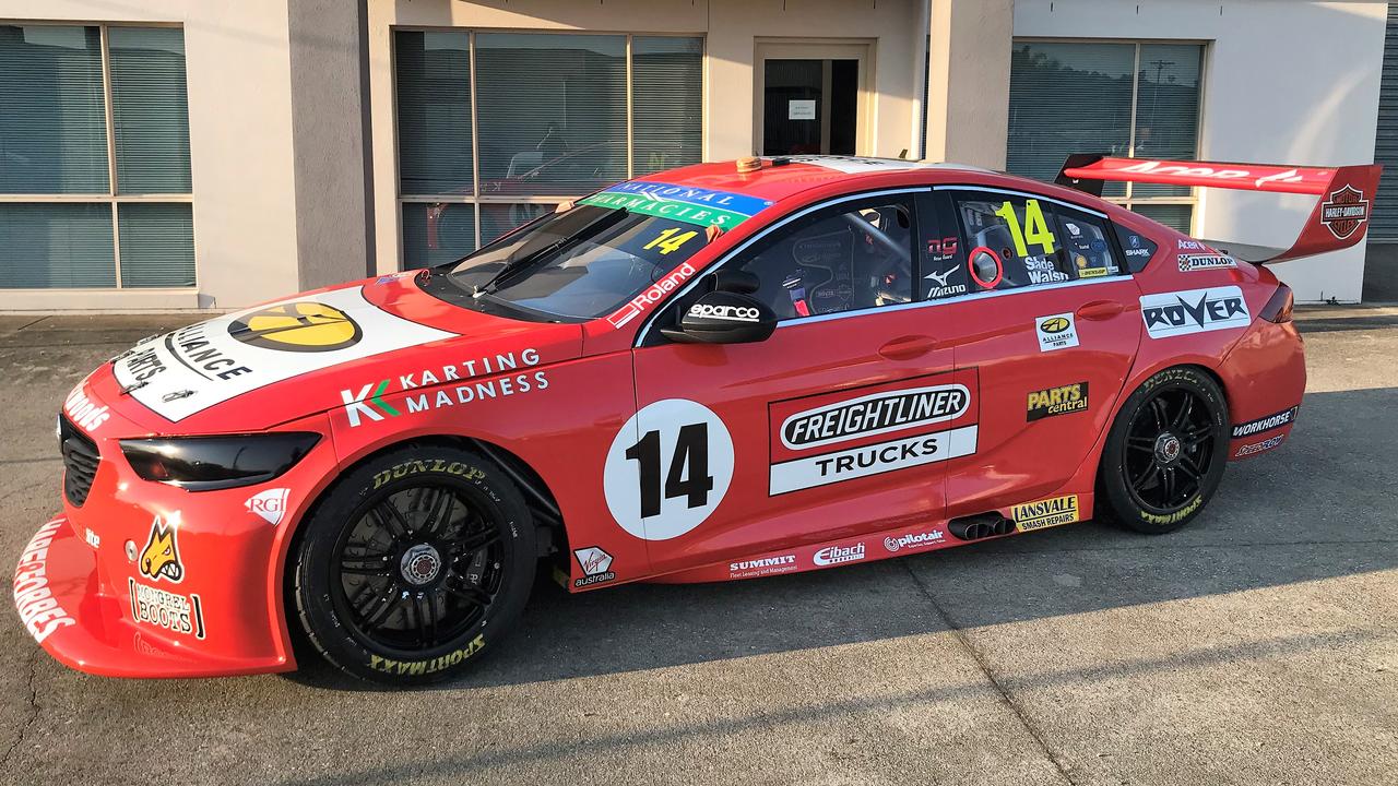 The Bob Jane tribute livery that the Tim Slade/Ash Walsh Brad Jones Racing Commodore will use at the Sandown 500.