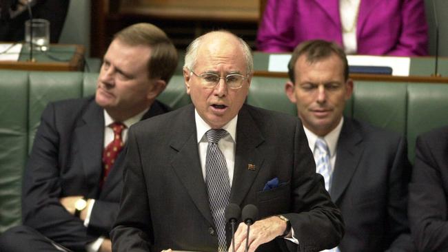 John Howard spoke to cabinet about joining the Iraq war just a day before the conflict began.