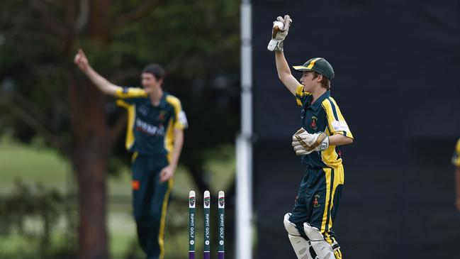 Wests wicketkeeper Patrick Bailey. Picture: Michael Gorton