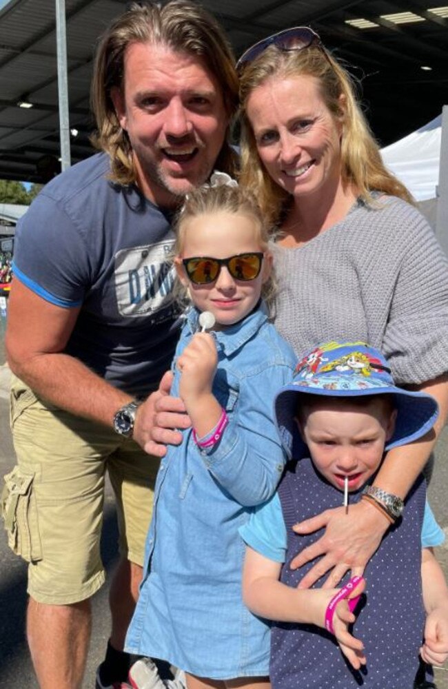 From left, Dave, Anna, Kaye and Jackson Fry.