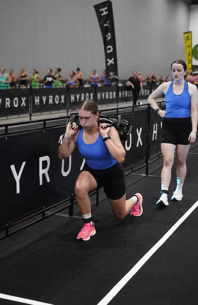 10000 athletes put their fitness to the test in a massive Hyrox competition this weekend (14-15 Dec) at Melbourne Exhibition and Convention Centre. Picture Valeriu Campan