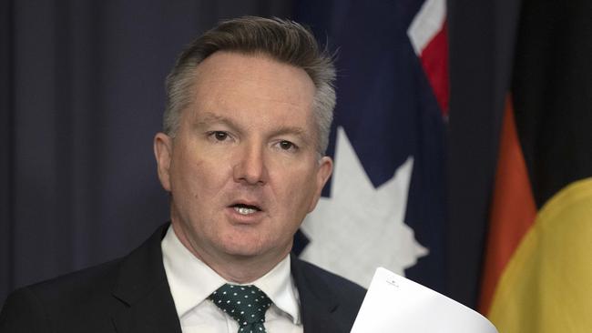 Energy Minister Chris Bowen. Picture: NCA NewsWire / Gary Ramage