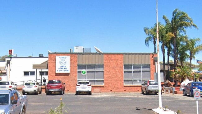 Lloyd Murrell and two other men stole more than $80,000 from the Cobar club. Picture: Google Maps