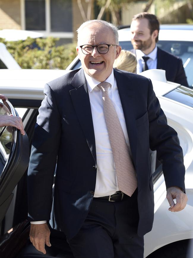 Prime Minister Anthony Albanese has had a bump in the polls. Picture: NewsWire / Andrew Henshaw