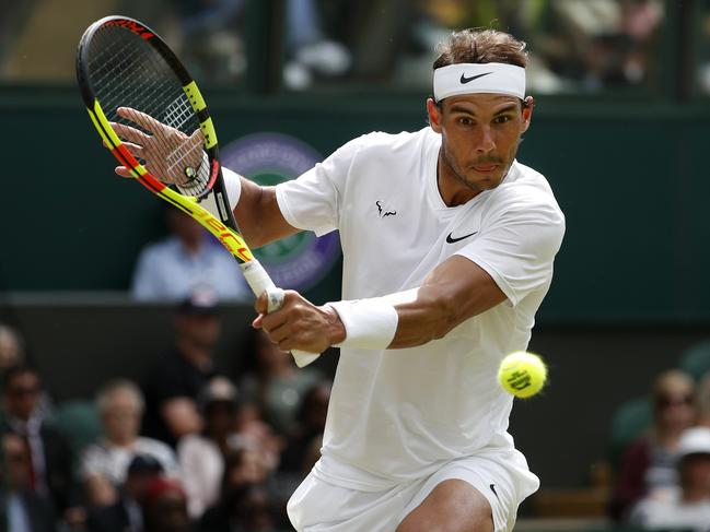 Rafael Nadal was in sparkling form during his fourth round match.