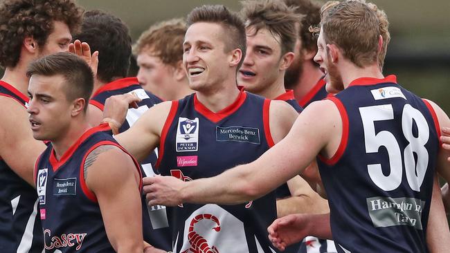 Jack Grimes has been superb for Casey this season. (Photo by Scott Barbour/AFL Media/Getty Images)