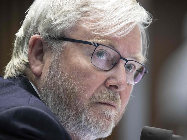 Former prime minister Kevin Rudd was critical of News Corp at the media inquiry. Picture: NCA NewsWire/Gary Ramage