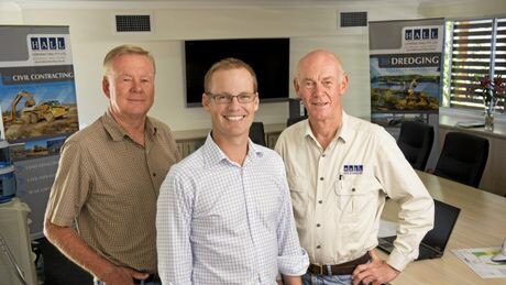 Hall Contracting directors (l-r) Peter, Cameron and Brian Hall.