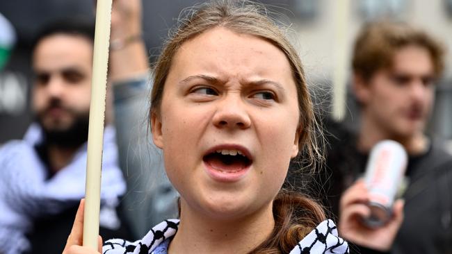 Swedish climate activist Greta Thunberg in Stockholm. Picture: Anders Wiklund/AFP