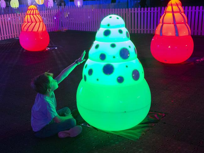 There’s plenty of fascinate the kids at Circular Quay. Picture: Steve Christo