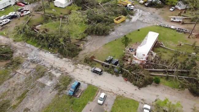 Aerial Video Shows Widespread Tornado Damage in Tennessee’s Hamilton ...