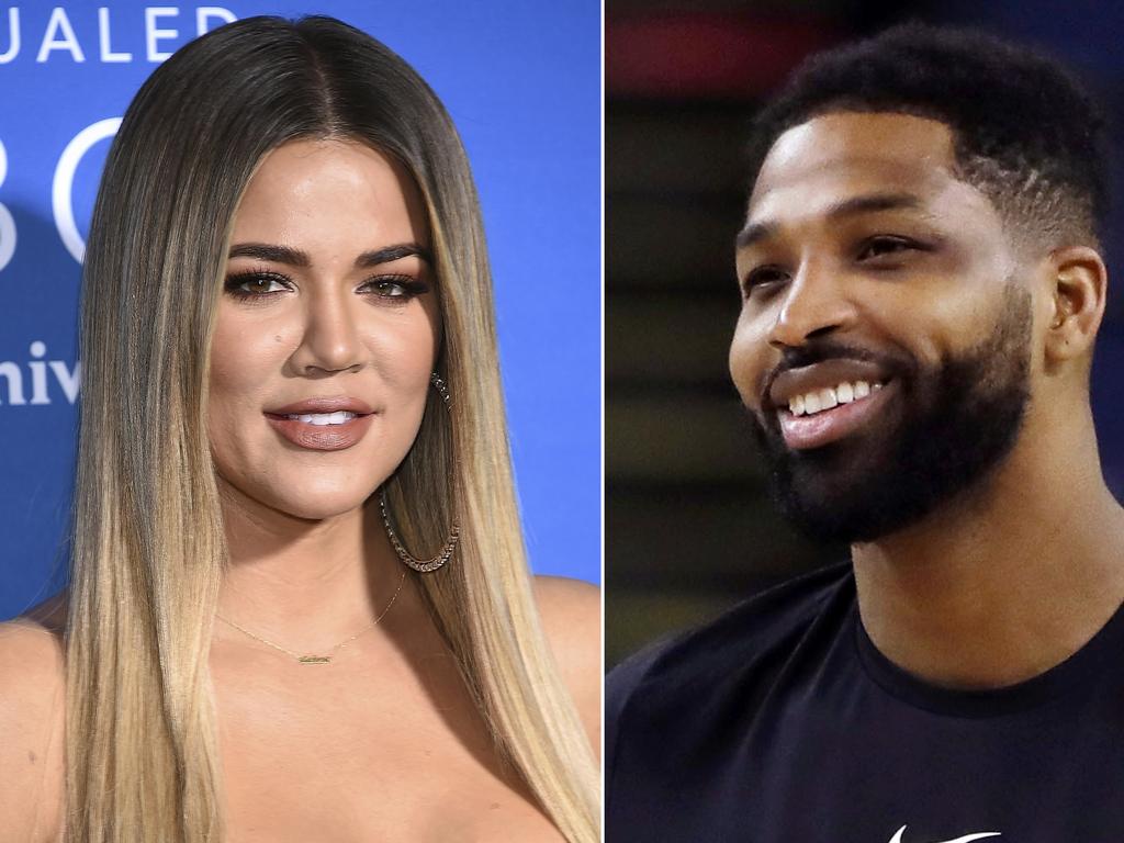 Right before last year’s season launched, Khloe (left) started hammering social media with hints she had reconciled with Tristan (right). Picture: AP Photo/File