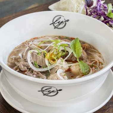 Ly Quan’s popular lemongrass Vietnamese beef noodle soup. Picture: Supplied