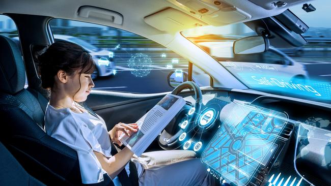 Apart from allowing drivers to do other things, such as read, it’s hoped self-driving cars will help solve looming congestion nightmares and improve safety.