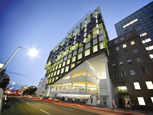 The addition of a helipad will make the redeveloped Royal Hobart Hospital the tallest building in the city centre.