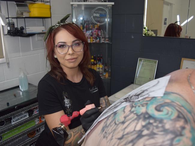 Emerald's Laura Dawson of Laura Ashlee Tattoos was voted the best tattoo artist across the region by CQ News readers in August, 2021.