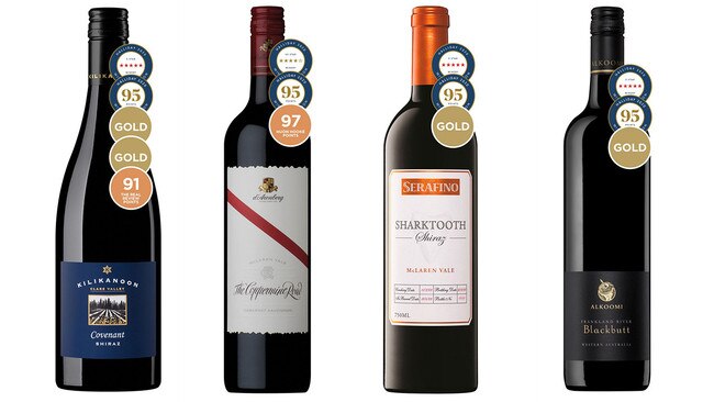 Wines from The Australian Wine Club’s super premium six, ripe for tasting.