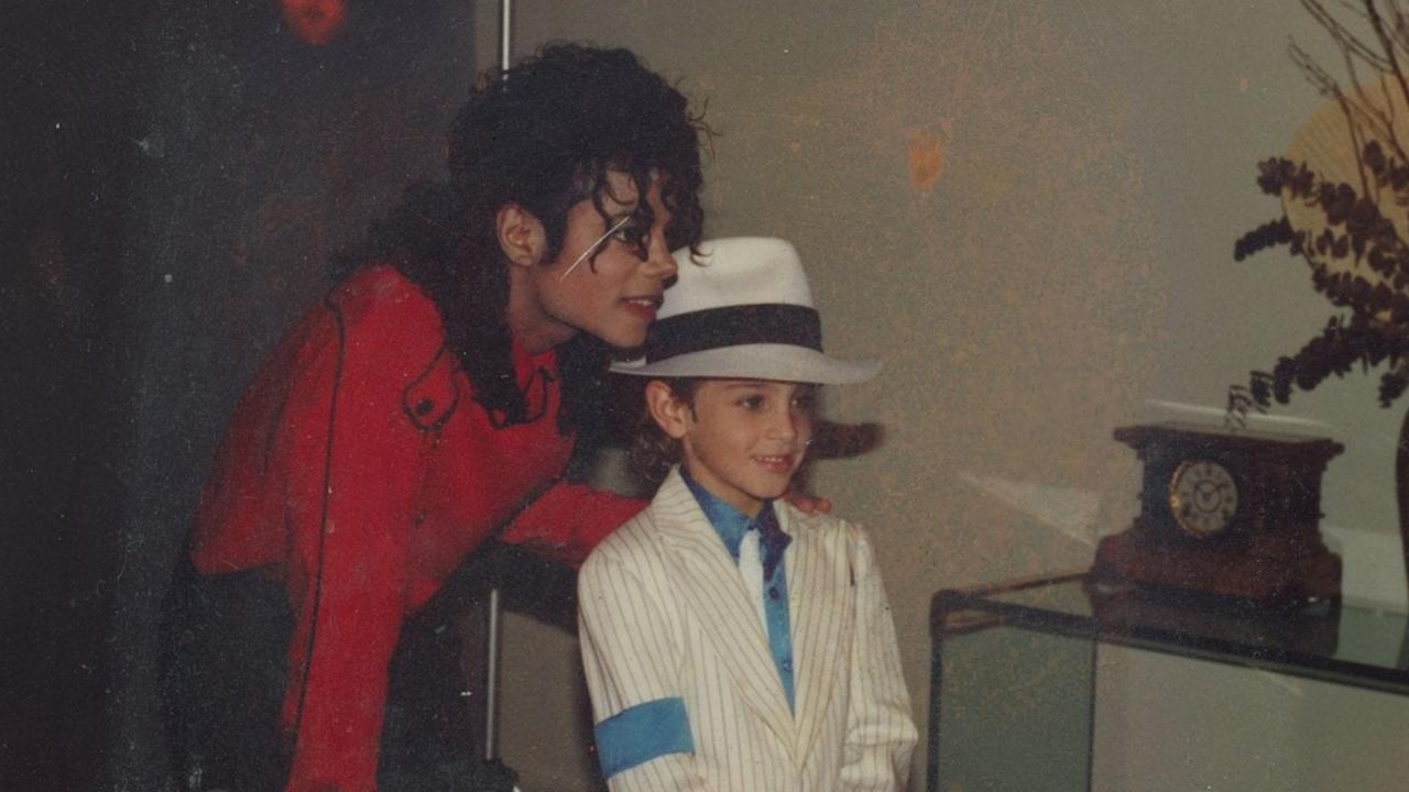 Wade Robson with his idol, Michael Jackson. 