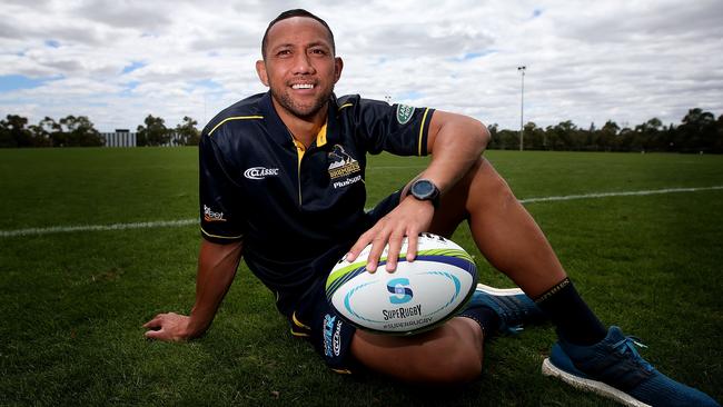 Christian Lealiifano fought off leukemia to get back on the field. Picture: Kym Smith