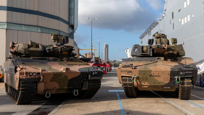 Australian Army Infantry Fighting Vehicles. Picture: ADF